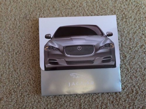 2011 original jaguar xk xj xf  sales package paper case with book and flyers