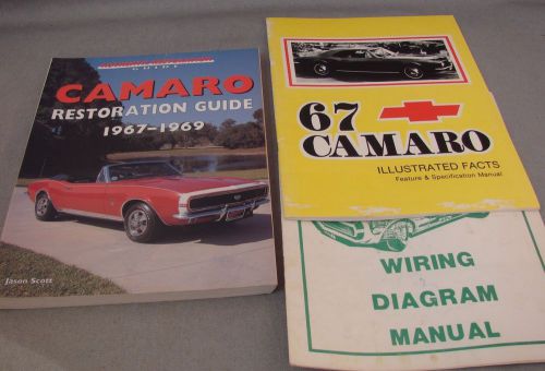 1967-1969 camaro restoration guide + 67 wiring diagram + 67 illustrated facts