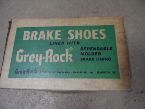 Nos 1948 1949 1950 51 52 53 54 ford 1955 1956 hudson grey rock rear brake shoes