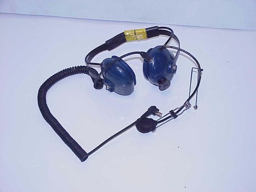 Racing radios headset with boom mic &amp; push to talk button for parts motorola