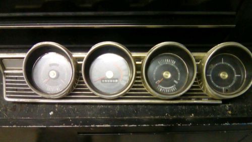 1967 mercury cyclone dashboard cluster with harness