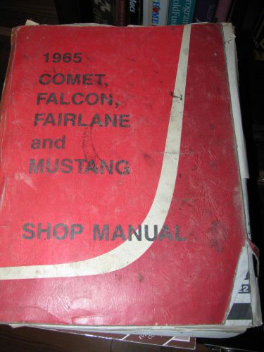 1965 mustang  &amp; ford falcon repair vehicle shop manual
