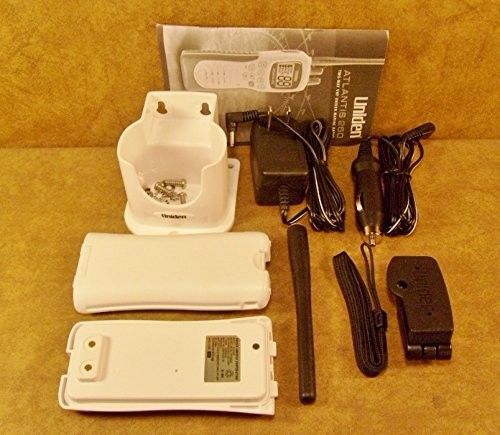 New! genuine uniden atlantis 250 marine radio accessory kit white