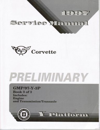 1997 corvette preliminary service manual 3 of 3