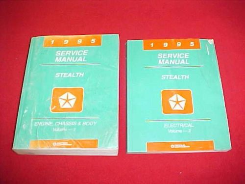 1995 original dodge stealth service shop repair manual + wiring diagrams 95