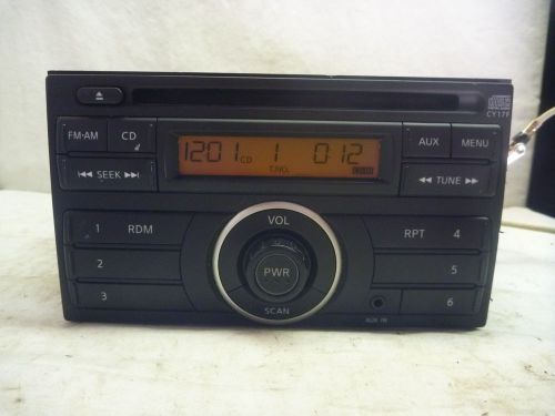 11 2011 12 2012 nissan versa radio cd player &amp; aux 28185-zw80d cy17f c59975