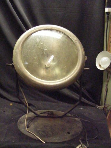 Vintage gray &amp; davis brass head light/spotlight for cadillac for parts or repair