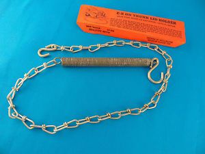 Late 50&#039;s e-z on trunk holder chain nos aftermarket auto accessory vintage oldie