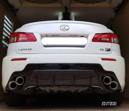2008-2013 lexus is-f, isf tom&#039;s style frp rear diffuser