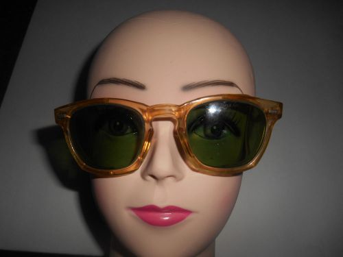 Vtg 30s-40s willson aviator sunglasses goggles motorcycle safety glasses usa 6.5