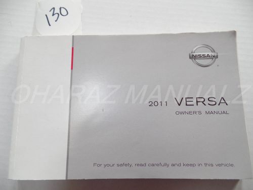 2011 nissan versa owner owners owner&#039;s manual