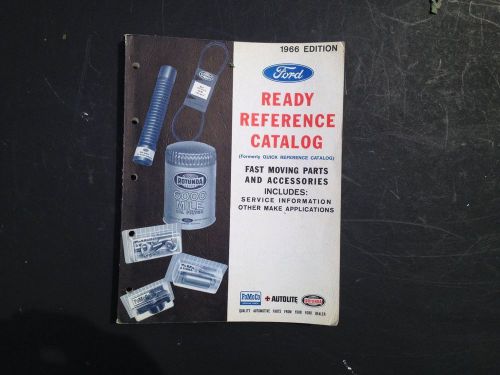 Vintage ford ready reference catalog 1966 edition