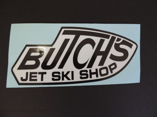 Team butch&#039;s jet ski shop decal kawasaki jet ski js550 js650 js750 superjet