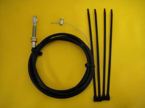 Go cart throttle cable kit 75in w/cable ties and housing manco go kart mini bike