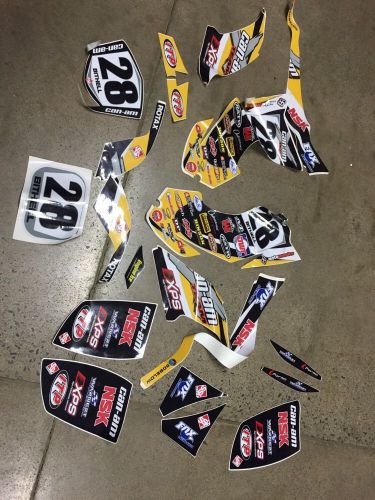 Ssi can am ds450 partial graphics sticker kit gncc chris bithell holz itp dwt