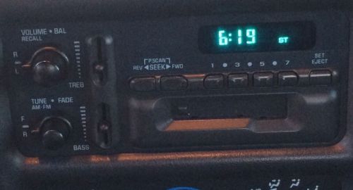 Chevy s10 radio