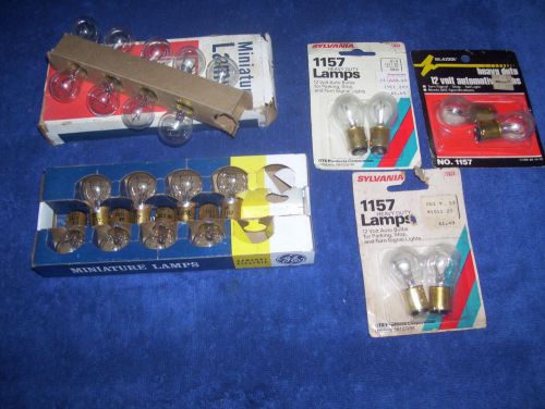 Lot of 23 #1157 bulbs ge delco sylvania blazer some in vintage packaging