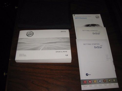 2011 buick enclave owners manual w/case
