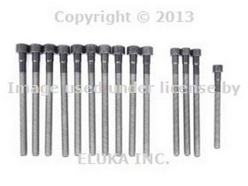 Bmw genuine cylinder head bolt set (torx) e60 e60n e61 e70 e82 e85 e86 e90 e91