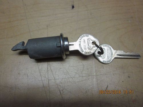 Chevy glove box lock assembly