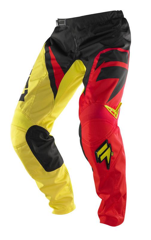 Shift assault race red / yellow pant motocross dirtbike atv mx 2014 pants