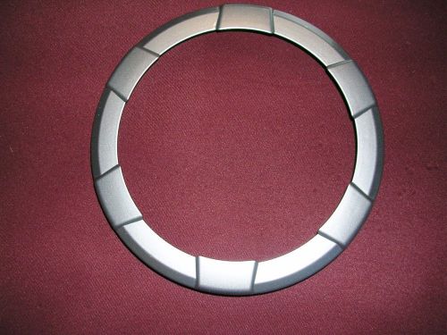 2005 foose mustang stallion lh speaker trim ring silver finish