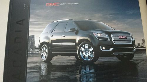New just released 2016 gmc acadia denali + deluxe brochure + free shipping