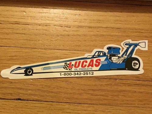 Lucas oil racing logo sticker, race car, lucas oil products