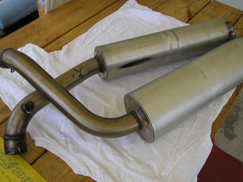 Oem ducati exhaust pipes 916 996 998 rear muffler /canisters,diameter id45/od 48