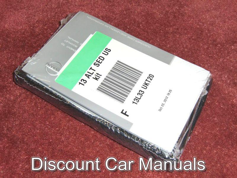 ★★ 2013 nissan altima owners manual set **new** 13!! ★★