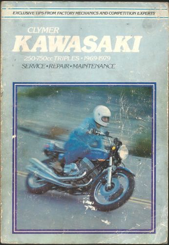 Clymer kawasaki 250-750 triples 1969-1979 manual