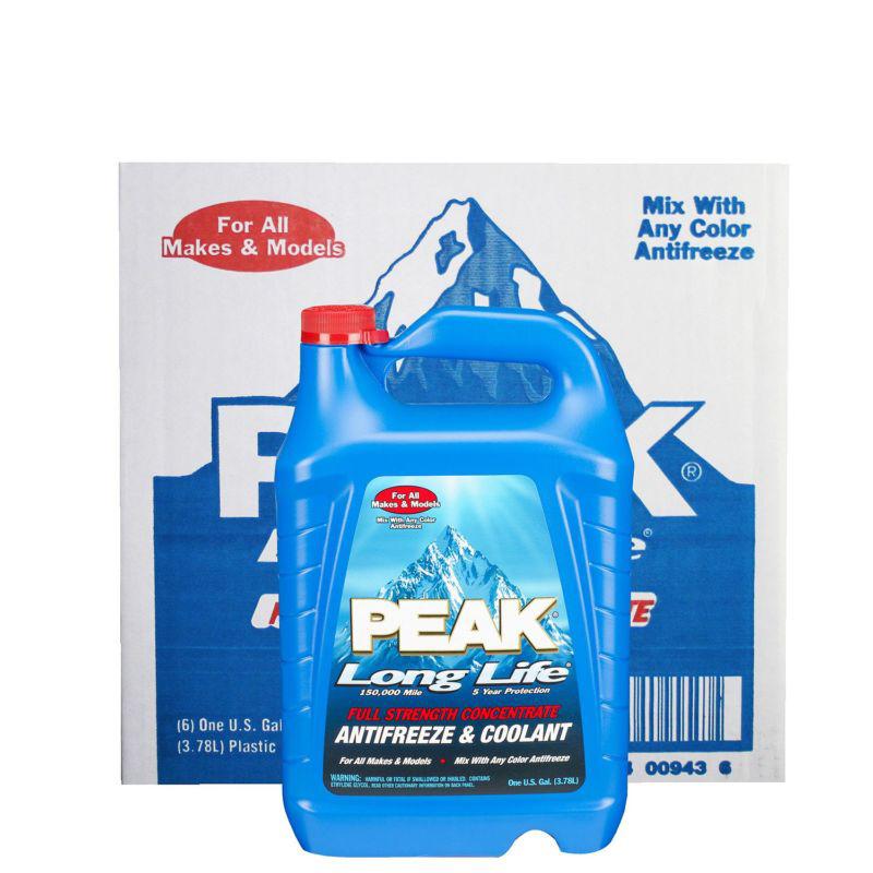 Peak long life antifreeze 6/1 gallon per case- free usa shipping