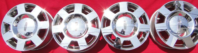 18" lincoln navigator factory oem chrome wheels ford f150 used alloys tpms 