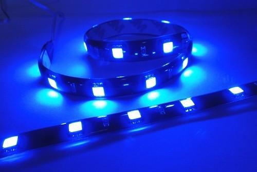 4x 30cm blue drl hi power  led bar strips head lights underglow dashboard trunk