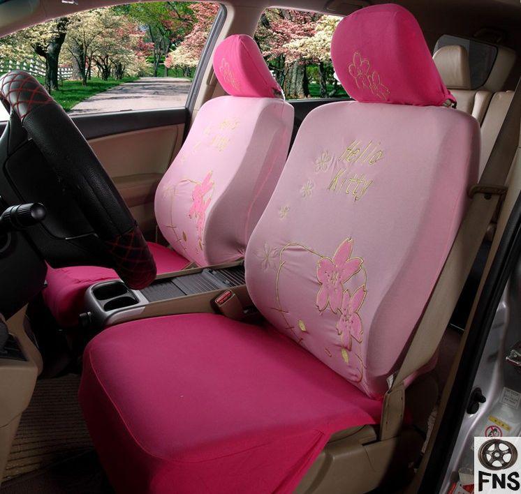 High-quality hello kitty universal auto/car seat covers for car auto washable
