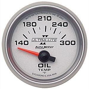 Autometer 2-1/16in. oil temp; 140-300 f; sse