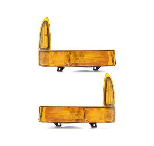 Ford f250 99-01 corner signal park lights lamps pair set left & right