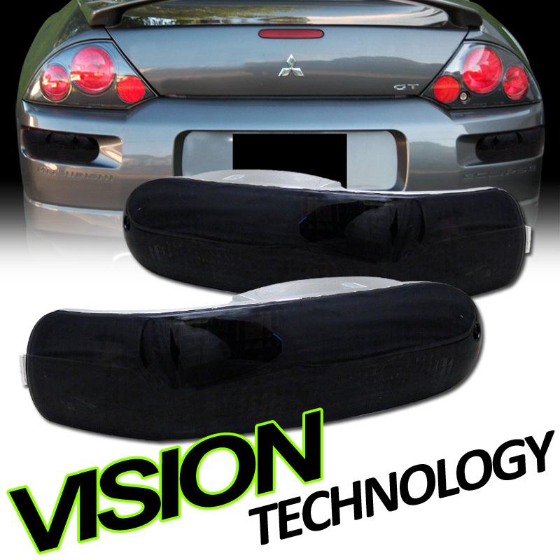 00-05 eclipse coupe/convertible smoke lens rear bumper turn signal lights lamps