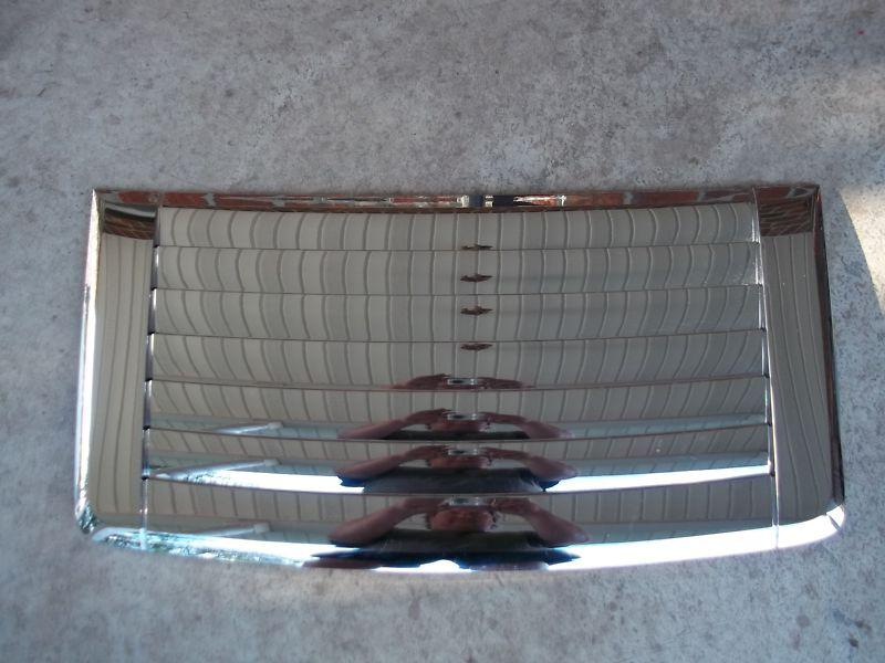 2006-2009 hummer h3 hood louver chrome 19212335 genuine oem gm used  no reserve