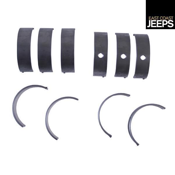 17465.74 omix-ada main bearing set .040, 99-04 jeep wj grand cherokees, by