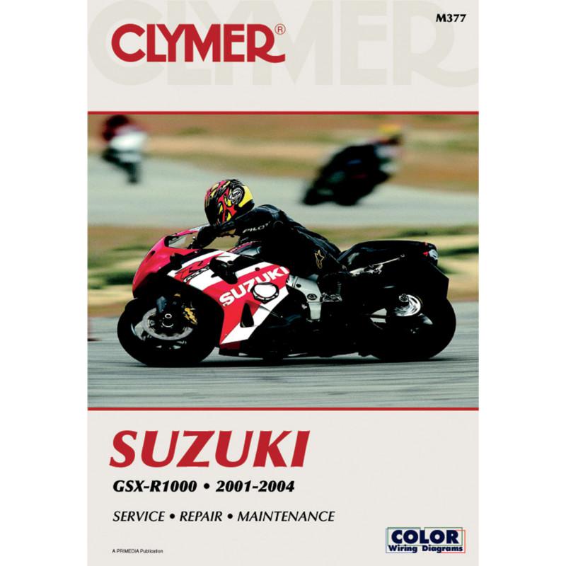 Clymer m377 repair service manual suzuki gsx-r1000 2001-2004