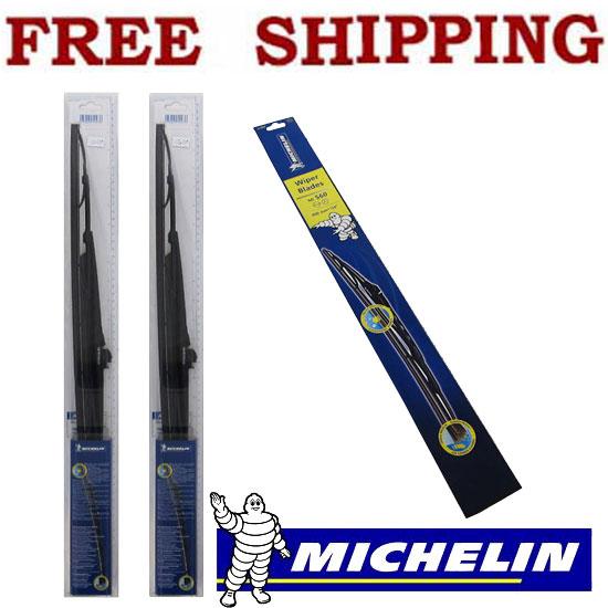 2pcs set michelin windshield wiper blades fit mercury marauder 03-04 22",22"