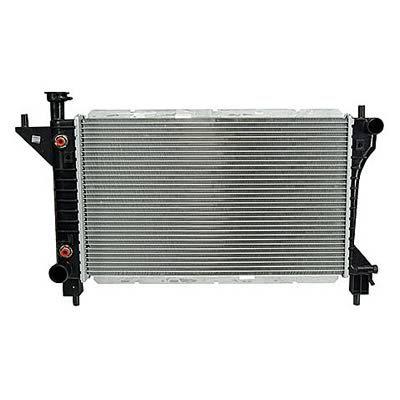 Vista-pro ready-aire radiator direct fit aluminum plastic ford mustang 3.8/5.0l