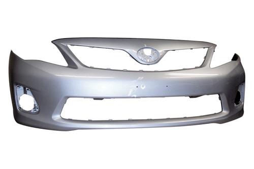 Replace to1000372v - 2011 toyota corolla front bumper cover factory oe style