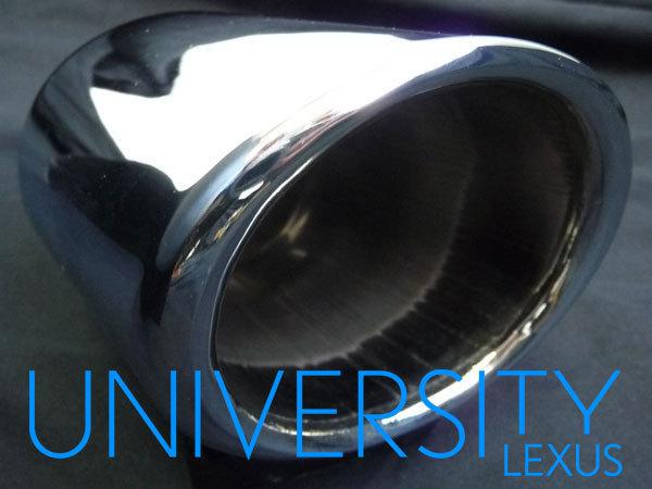 New oem lexus performance stainless exhaust tip - 2006-2013 is250 & is350