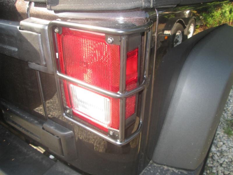  jeep wrangler 2007-2014 black taillight guards jk guards brand new!