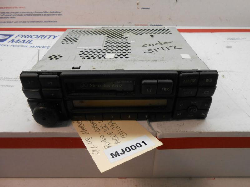 94-98 merz c280 radio cassette  #a0038206086 cm2396 mj0001