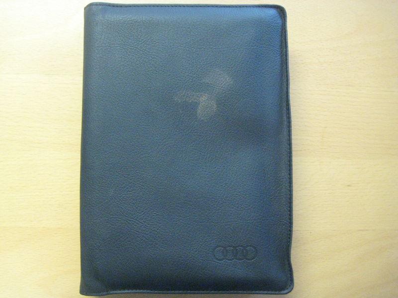 2005 audi a6 owners manual with oem books leather binder full set