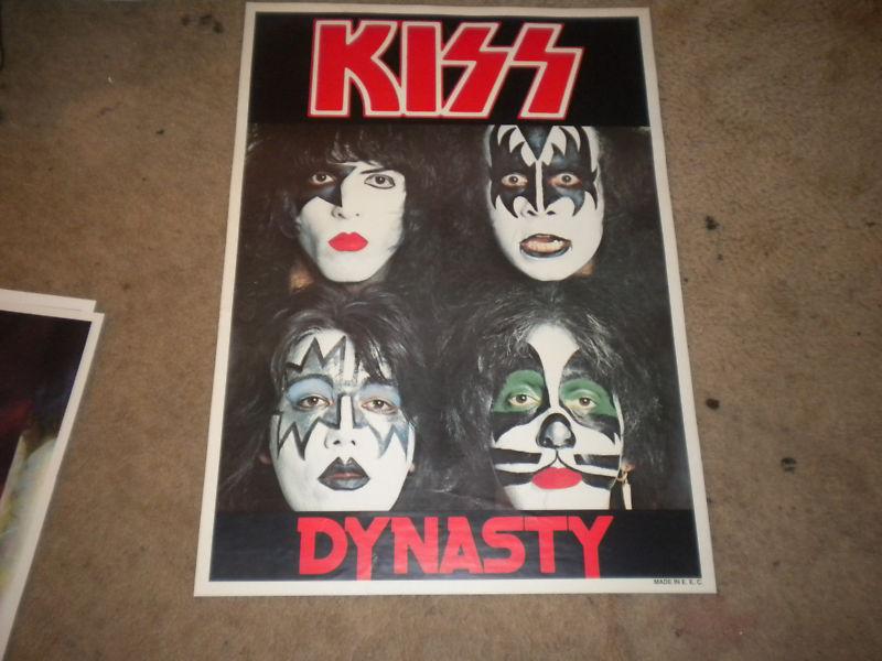 Kiss army original 1979 dynasty poster ad relic lithograph
