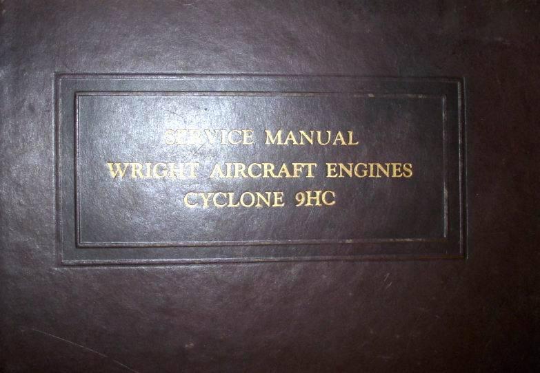 Original wright cyclone 9hc service manual